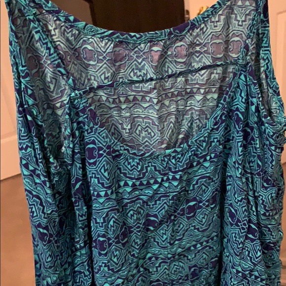 Blue tank top - Picture 3 of 4